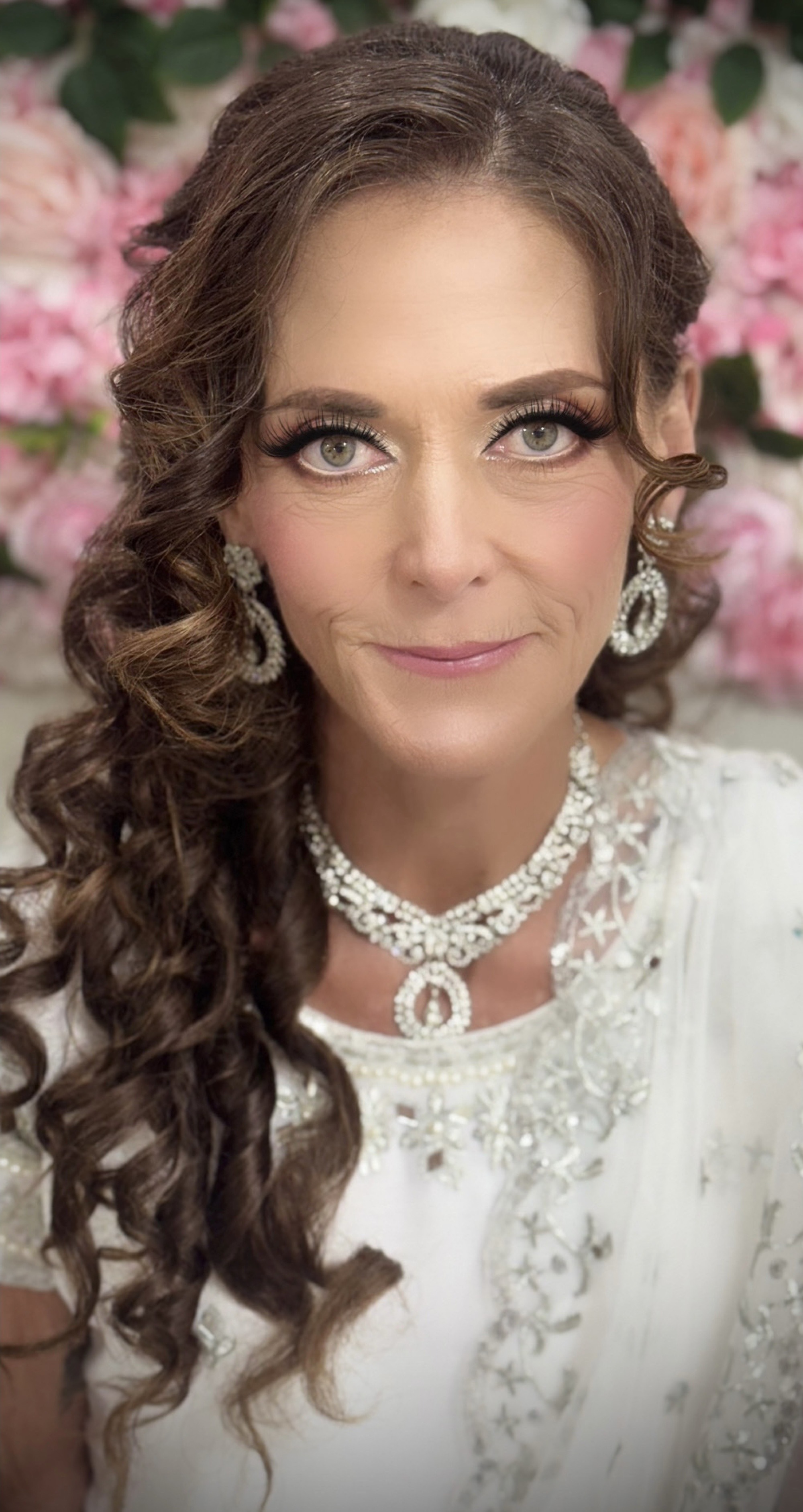 Client after bridal makeup by Shehwar Studio — full bridal glam